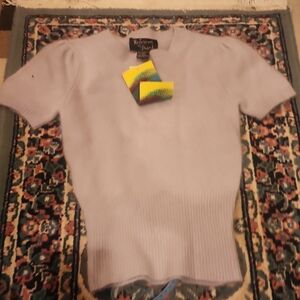 Vintage Reference Point Lavender Sweater Small